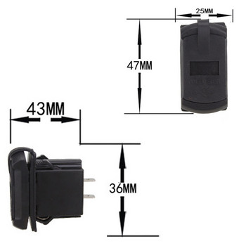 Universal Car Charger 12V 24V 4.2A Display Ports Voltage Auto Adapter Phone Αδιάβροχο Dual USB Charger για Iphone Huawei Xiaomi