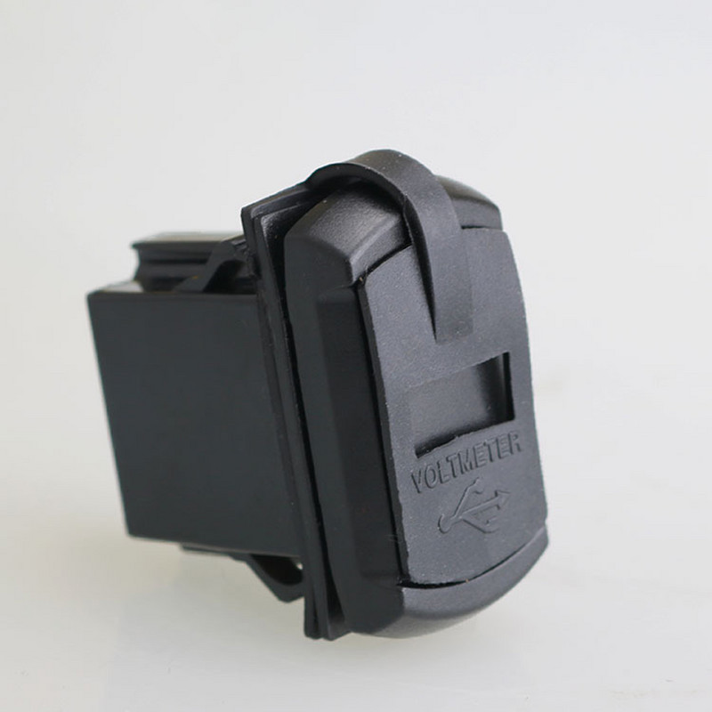 Universalus automobilinis įkroviklis 12V 24V 4,2A ekrano įtampos prievadai Automatinis adapteris Telefonas, atsparus vandeniui, dvigubas USB įkroviklis, skirtas iPhone Huawei Xiaomi