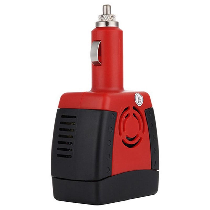 150 W auto toiteinverter DC 12 V kuni AC 220 V USB 5 V automaatse laadija adapter sülearvuti jaoks