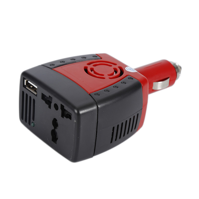 Invertoare de putere auto 150W DC12V la AC220V cu porturi USB 2.1/1.5A Splitter încărcător Accesorii electronice auto Dropshipping