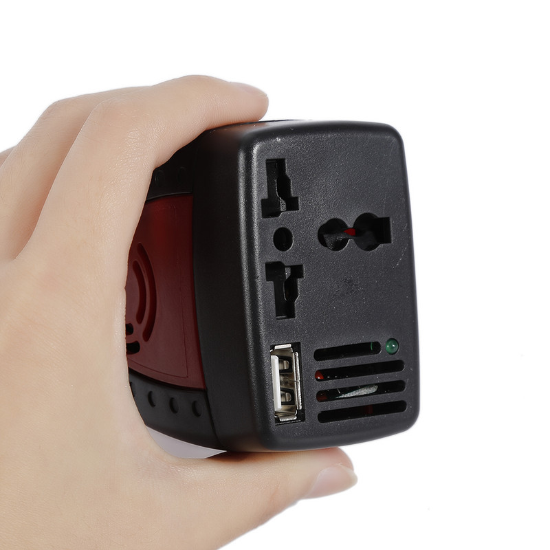 Invertoare de putere auto 150W DC12V la AC220V cu porturi USB 2.1/1.5A Splitter încărcător Accesorii electronice auto Dropshipping