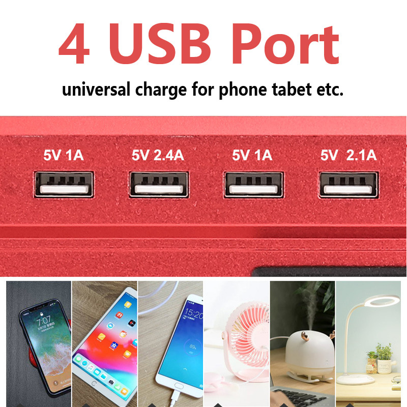 2000W Display Invertor 12V la 220V Transformator 3 Prize 4 USB Convertor Auto Inversor Adaptor Auto pentru Masina Casa Exterior