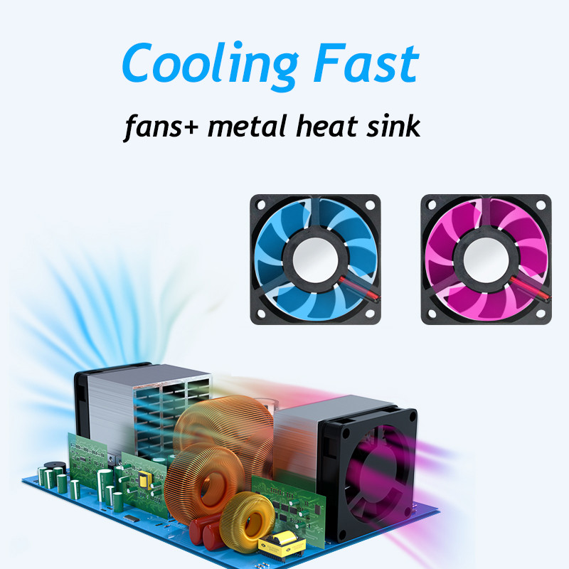 Μετατροπέας αυτοκινήτου DC 12V To AC 220V Power Inverter 3000W 2000W 1000W Portable Car Power Bank Μετατροπέας τάσης ηλιακοί μετατροπείς