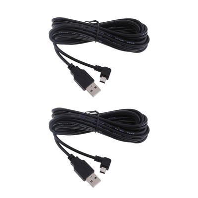 3,5 m armatuurlaua kaamera laadija kaabel 5 V 2A USB-mini USB laadija kaabel vasakpoolse käänuga DVR GPS-i laadimiskaabel auto veoautode mobiiltelefonidele MP3