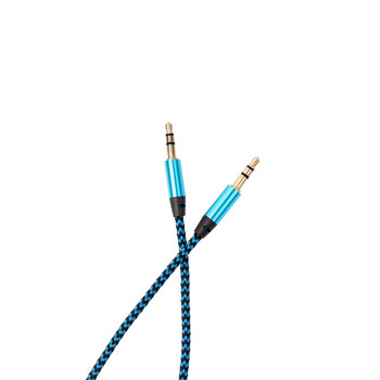 1m жак за Aux кабел 3,5 mm аудио кабел 3,5 mm жак кабел за високоговорител Мъжки към мъжки Aux кабел за кола за JBL слушалки iphone Samsung AUX кабел