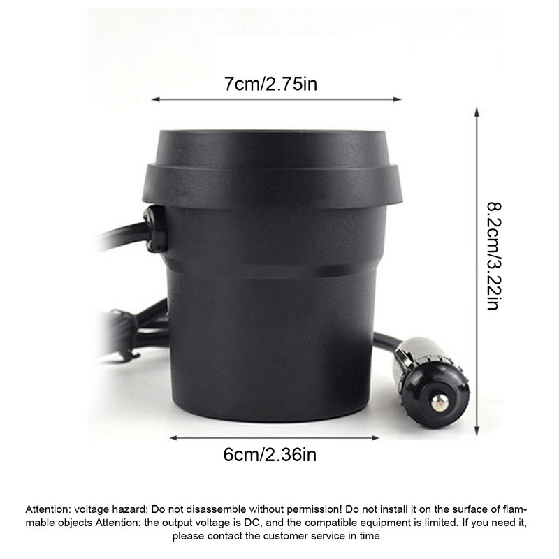 Invertor de putere auto 150W DC 12V/24V LA 220V AC Suport pentru pahare invertor auto QC3.0 Incarcator rapid Accesorii auto de schimb