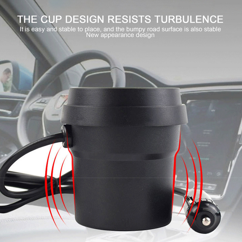 Invertor de putere auto 150W DC 12V/24V LA 220V AC Suport pentru pahare invertor auto QC3.0 Incarcator rapid Accesorii auto de schimb