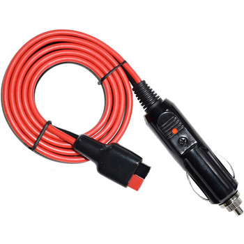 Щепсел за автомобилна запалка с предпазител 15A 100cm 14AWG адаптер за удължителен кабел, съвместим с порта Anderson PowerPole