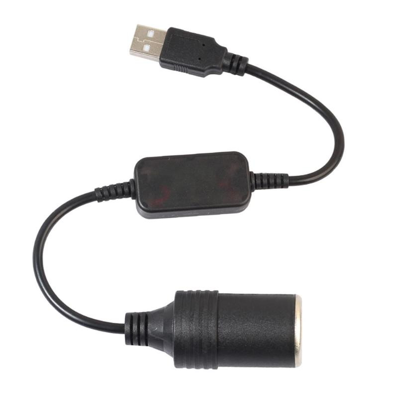 5V 2A USB kuni 12V 8W auto sigaretisüütaja emane pistikupesa adapter USB isane sigaretisüütaja naissoost muunduri autotarvikud