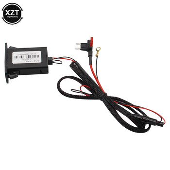 Зарядно за кола 12V Dual USB QC3.0 Адаптер за Seat Leon Ibiza VW Golf Passat Jetta Passat Beetle Sharan