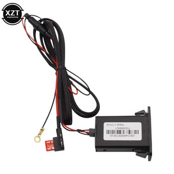 Зарядно за кола 12V Dual USB QC3.0 Адаптер за Seat Leon Ibiza VW Golf Passat Jetta Passat Beetle Sharan