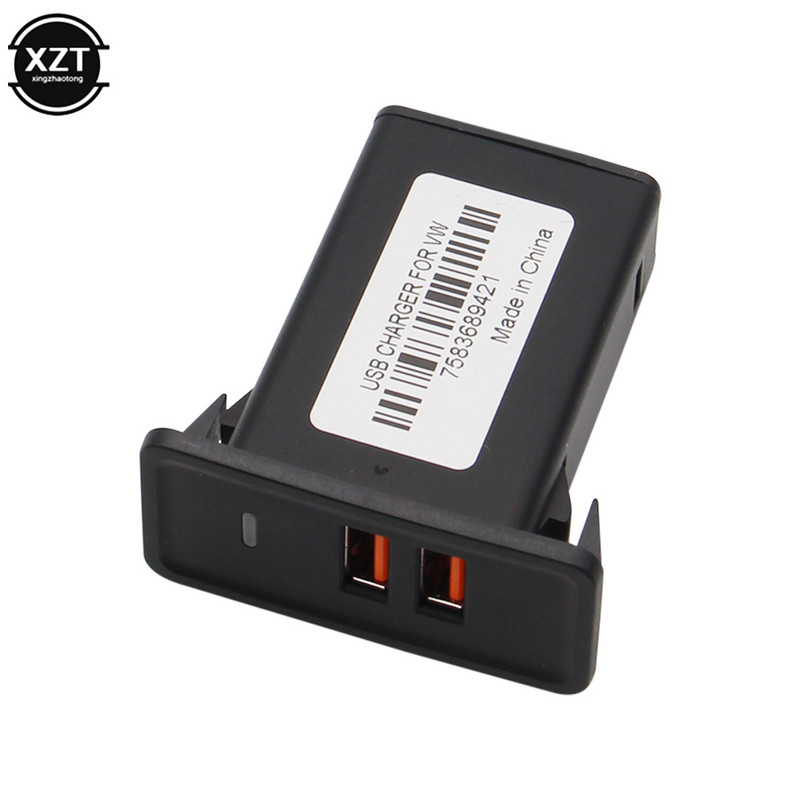 Auto punjač 12V Dual USB QC3.0 adapter za Seat Leon Ibiza VW Golf Passat Jetta Passat Beetle Sharan