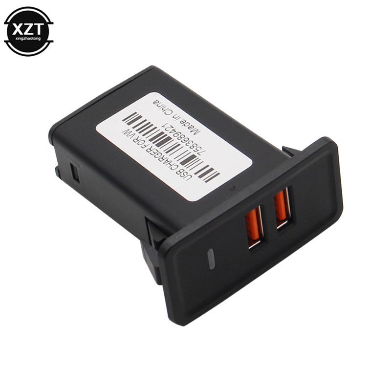 Auto punjač 12V Dual USB QC3.0 adapter za Seat Leon Ibiza VW Golf Passat Jetta Passat Beetle Sharan