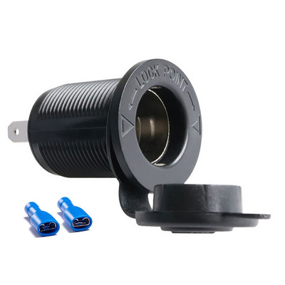 Adapter za automobilski upaljač s LED indikatorom Vodootporan Auto Marine Moto Utičnica za napajanje Utičnica za upaljač D4