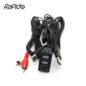 Univerzalna ploča za ugradnju u ploču s dva USB priključka tipa C, 3,5 mm AUX sučelje, produžni kabelski adapter za Toyotu VW