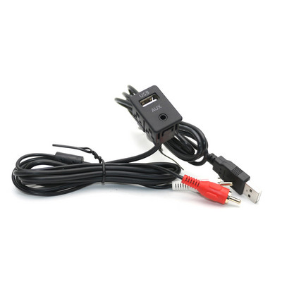 Univerzalna ploča za ugradnju u ploču s dva USB priključka tipa C, 3,5 mm AUX sučelje, produžni kabelski adapter za Toyotu VW