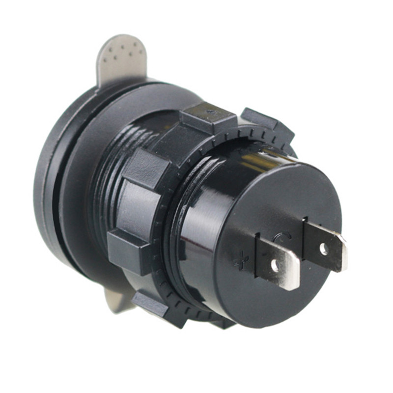 QC 3.0 Auto Motocikl USB Utičnica za punjač Utičnica LED Digitalni voltmetar 12V/24V Brod Motocikl Utičnice za upaljač