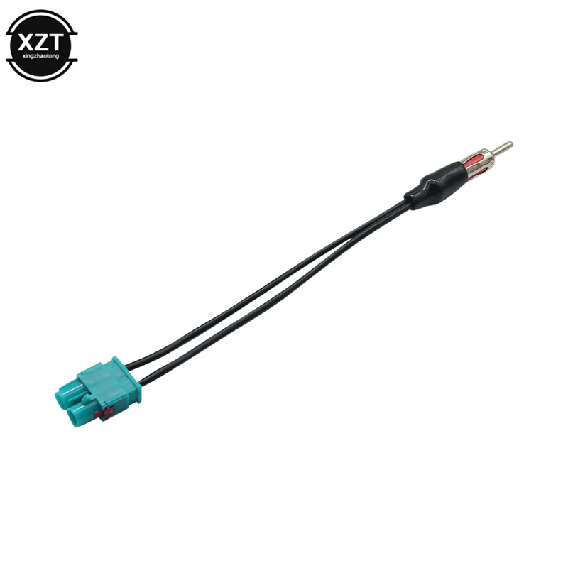 Raadio helikaabli adapter antenni helikaabel isane topeltfakra - Din isane antenn Audi/VW/Volkswageni autoelektroonika jaoks