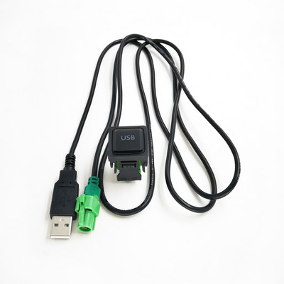 Biurlink 150CM DIY Adaptor USB auto Comutator cablu audio USB pentru Volkswagen