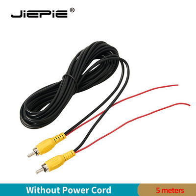 JIEPIE RCA videopikenduskaabel AV-kaabel isane-isa koos päästikujuhtmega tahavaate tagavaatekaamera auto multimeediumimonitori jaoks