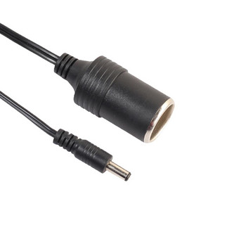 Щепсел кабел DC 5,5x2,1 мм към автомобилна запалка Женски контакт Захранващ щепсел Кабел Зарядно устройство Автомобилни аксесоари