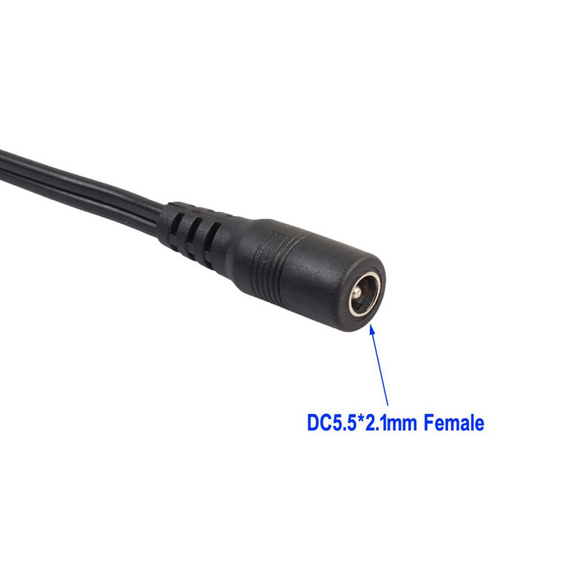 Cablu de conectare DC 5,5x2,1 mm la brichetă auto Priză femelă Surse de alimentare Cablu cablu Încărcător Accesorii auto
