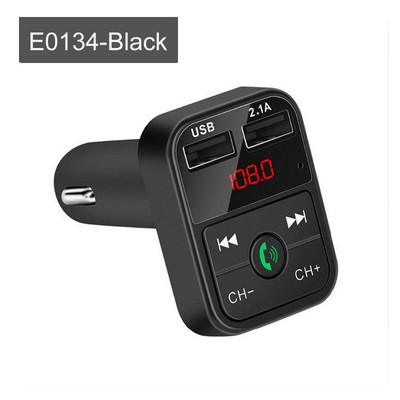Transmițător FM Bluetooth 5.0 pentru mașină Receptor audio wireless Mâini libere Player MP3 automat 2.1A Încărcător rapid USB dublu Accesorii auto