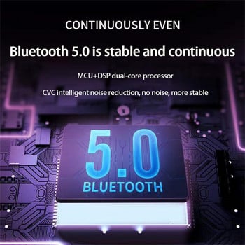 Αυτοκίνητο Bluetooth 5.0 FM πομπός ασύρματος δέκτης ήχου handsfree MP3 Player Type-c Διπλός γρήγορος φορτιστής USB Αξεσουάρ αυτοκινήτου