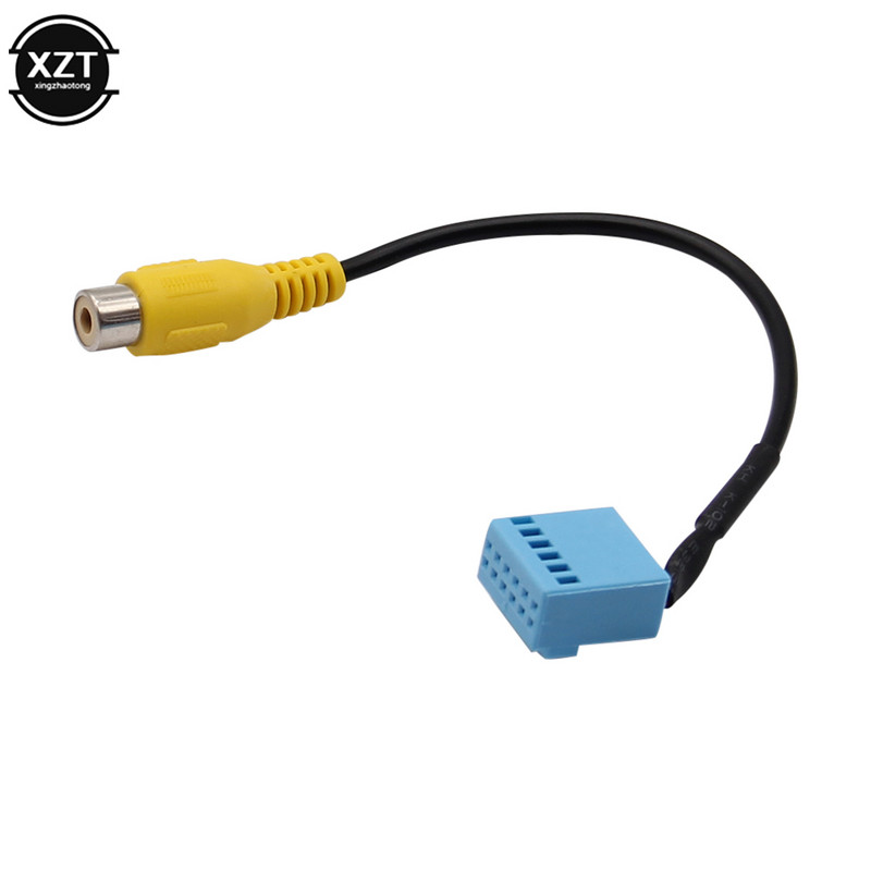 Automobilio galinio vaizdo kameros adapterio kabelio vaizdo jungtis, skirta „Skoda Volkswagen PQ MIB RCA Line“ automobilių priedams