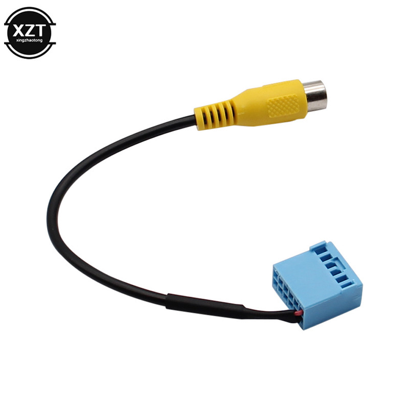 Automobilio galinio vaizdo kameros adapterio kabelio vaizdo jungtis, skirta „Skoda Volkswagen PQ MIB RCA Line“ automobilių priedams