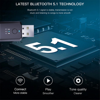 Αυτοκίνητο Bluetooth 5.1 FM01 πομπός δέκτης Κλήση handsfree Mini USB Power Kit αυτοκινήτου Αυτόματος ασύρματος ήχος για ραδιόφωνο Fm αυτοκινήτου