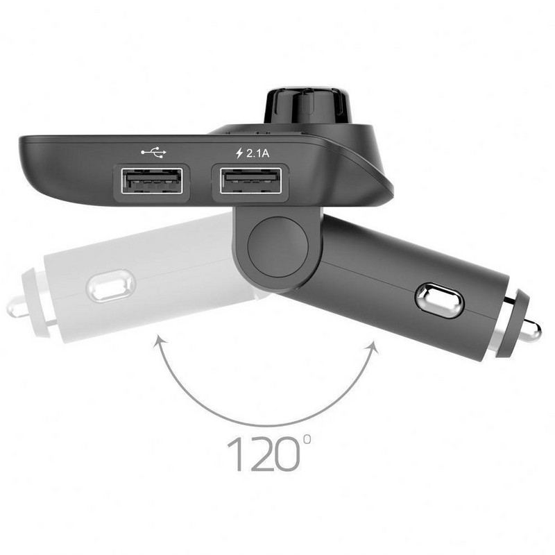 Auto Bluetoothi juhtmeta FM-saatja komplekt MP3-mängija raadioadapter USB-laadija tugi TF-kaardi välkmäluseade