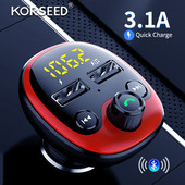 Bluetooth 5.0 Fm odašiljač Radio Handsfree Auto oprema Dual USB punjač Auto MP3 Player TF U Disk Music Player Auto modulator