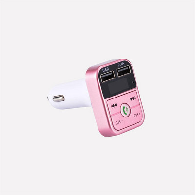 Transmițător FM pentru mașină Receptor audio fără fir compatibil Bluetooth 5.0 Apel mâini libere 2.1A 1A Încărcător rapid USB dublu Mp3 Player
