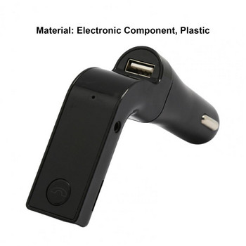 Bluetooth 5.0 FM Πομπός Διπλός USB Φορτιστής αυτοκινήτου Ασύρματο Handsfree Δέκτης ήχου Αυτόματη συσκευή αναπαραγωγής MP3 Πομπός Fm Bluetoot
