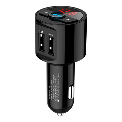 Πομπός Fm Αυτοκινήτου Ασύρματο Bluetooth Συμβατό με Fm Radio Modulator Kit Φορτιστής αυτοκινήτου Handsfree Audio Car Aux Mp3 Music Player USB