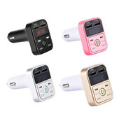 Transmițător FM Bluetooth Mâini libere Set auto Bluetooth fără fir Player MP3 pentru vehicul 2 Încărcător USB 2.1A Modulator FM auto