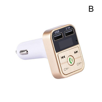 Transmițător FM Bluetooth Mâini libere Set auto Bluetooth fără fir Player MP3 pentru vehicul 2 Încărcător USB 2.1A Modulator FM auto