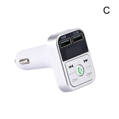 Transmițător FM Bluetooth Mâini libere Set auto Bluetooth fără fir Player MP3 pentru vehicul 2 Încărcător USB 2.1A Modulator FM auto