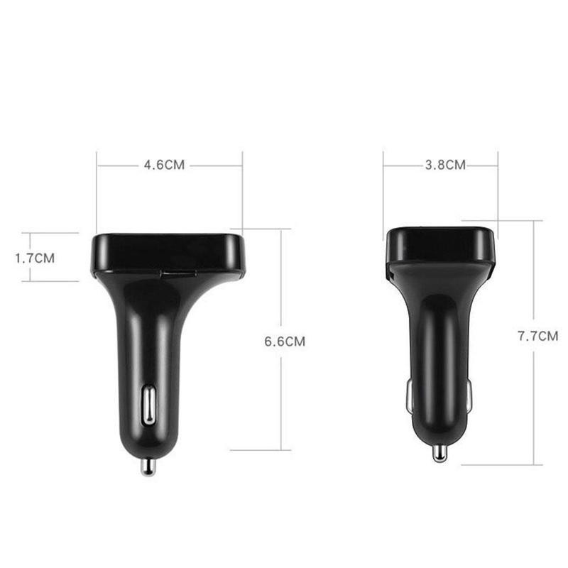 Transmițător FM Bluetooth Mâini libere Set auto Bluetooth fără fir Player MP3 pentru vehicul 2 Încărcător USB 2.1A Modulator FM auto