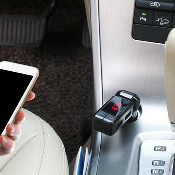 Πομπός Fm Handsfree Ασύρματο κιτ Bluetooth Αξεσουάρ αυτοκινήτου Συσκευή αναπαραγωγής αυτοκινήτου Usb Mp3 Led FM Modulator Player Mp3 Charger Y0Y3