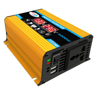 Power Dual USB Voltage Auto Inverter 4000W | DC 12V do 220V AC pretvarač za automobil s dva USB priključka, adapter za automobil