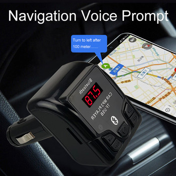 JINSERTA Bluetooth FM трансмитер MP3 плейър за кола Поддръжка на разговори със свободни ръце USB Flash TF Micro SD Аудио Музика MP3 плейъри