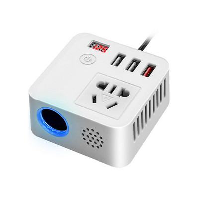 1 KOM Automobilski pretvarač 12V 24V do 220V Univerzalne utičnice za LED zaslon Pretvarač napajanja Inverter s USB punjačem Brzo punjenje