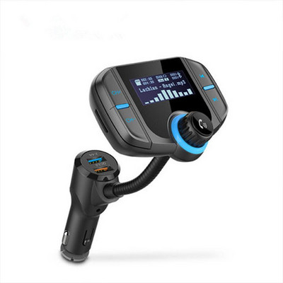 Bt70 Автомобилен Bluetooth-съвместим Fm трансмитер Обаждане Handfree Mp3 плейър Двойна USB карта Запалка Зарядно Аксесоари за кола