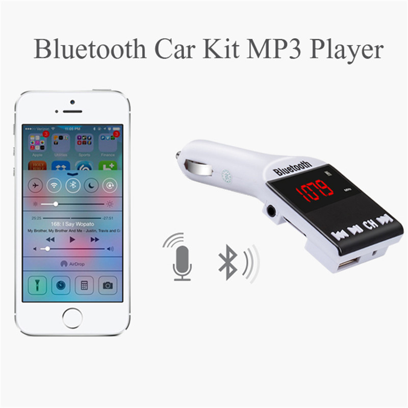 JINSERTA Bluetooth auto oprema MP3 player FM odašiljač Handsfree bežični FM modulator Podrška TF Micro SD USB reprodukcija glazbe