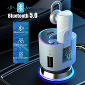 Συσκευή αναπαραγωγής MP3 αυτοκινήτου Bluetooth 5.0 Αναπαραγωγή ήχου Φορτιστής USB με ασύρματο ακουστικό Τύπος C PD 36W Fast Charger Αξεσουάρ Car Interier