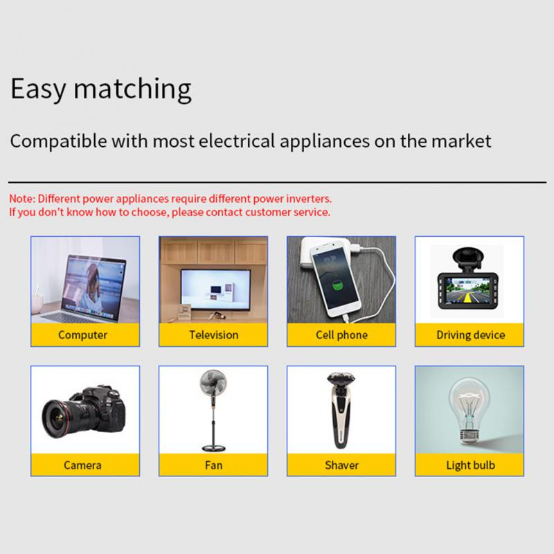 Univerzalni pretvarač utičnice, adapter za auto punjač, pretvarač za automobil, modificirani sinusni val DC 12V u AC 220V transformator