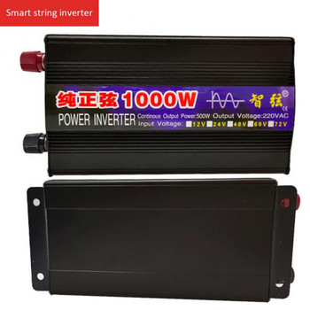 Pure Sine Wave Inverter 2000W 3000W 4000W Power DC 12V 24V To AC 220V Voltage 50/60HZ Converter Solar Car Inverters With Dis LED