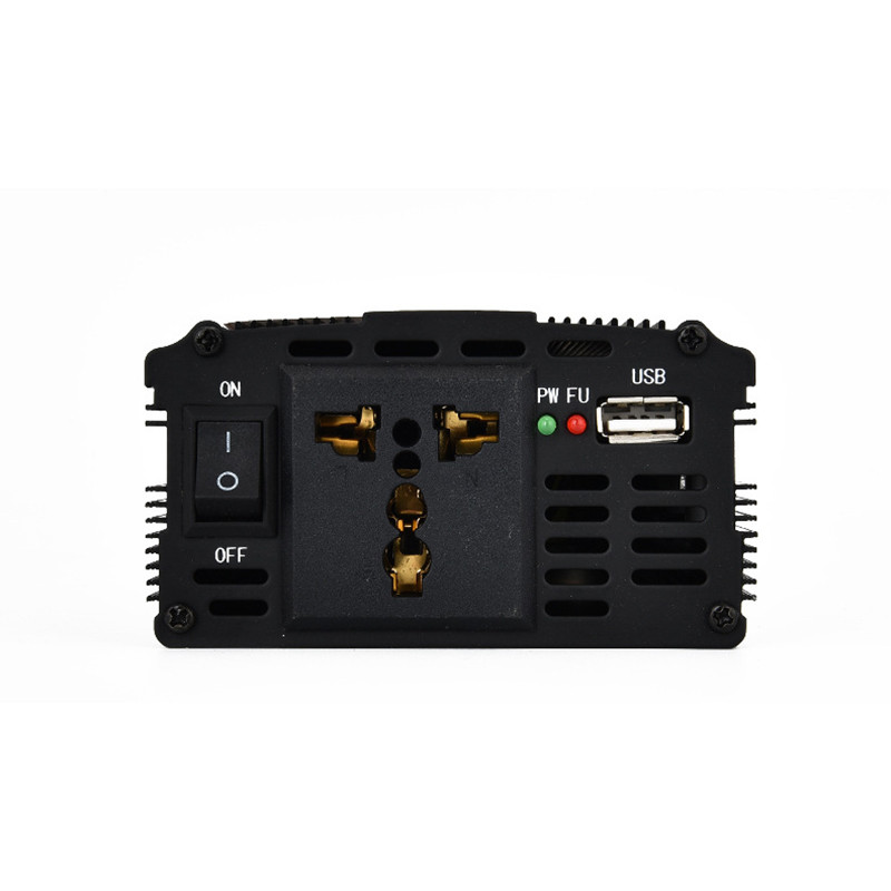 2000W autoinverter 12v 220v toiteinverter DC-AC 12V kuni 220V autopingemuundur koos USB-autolaadijaga telefoni tahvelarvuti jaoks